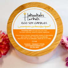 Load image into Gallery viewer, Lemongrass-Verbena-Bergamot ECO Soy Candle