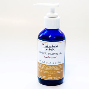 Cedarwood-Patchouli Body & Massage Oil