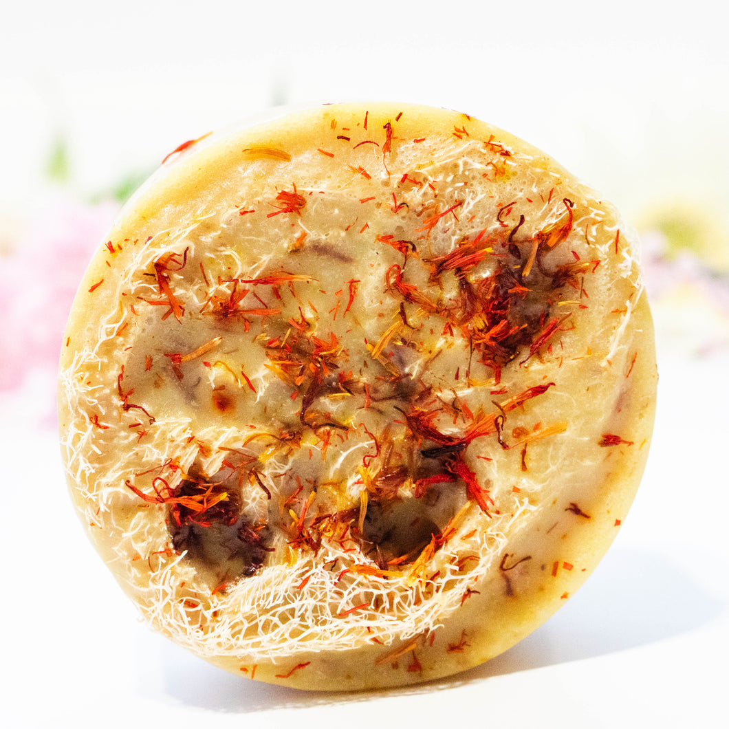 Patchouli-Cedarwood Loofah Soap